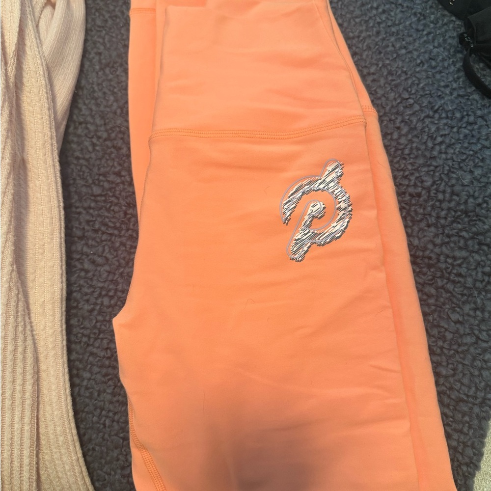NWOT Peloton Vibrant Orange Leggings